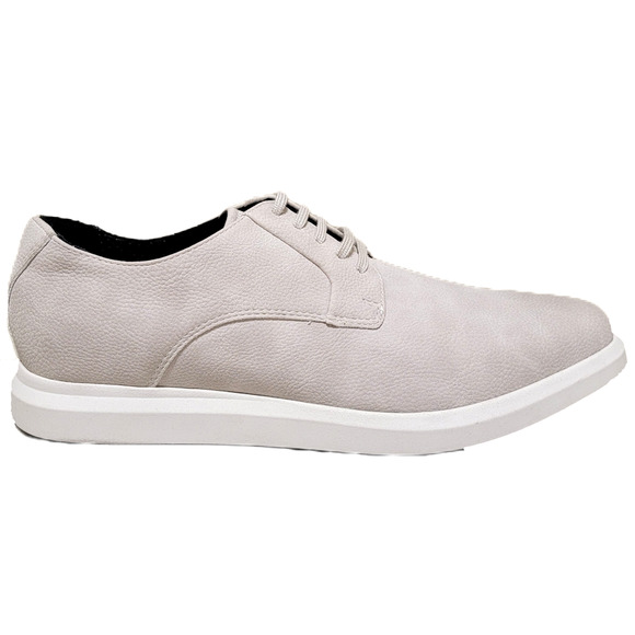 Calvin Klein Yuzo Faux Leather Casual Derby Oxfords Men Size US 9M Light Gray main image 5